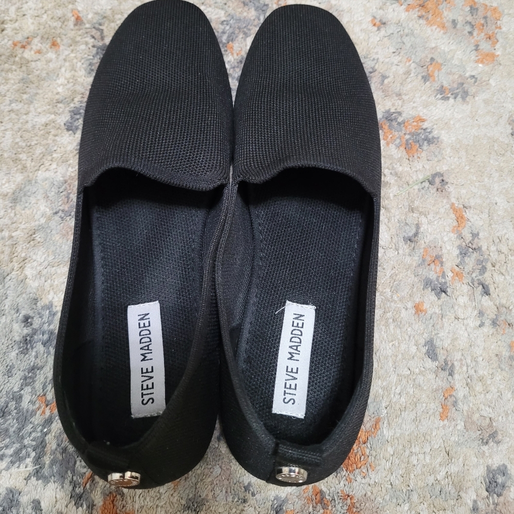 Steve Madden Shoes Women's 9 - Sabin Casual Loafers Black - EUC